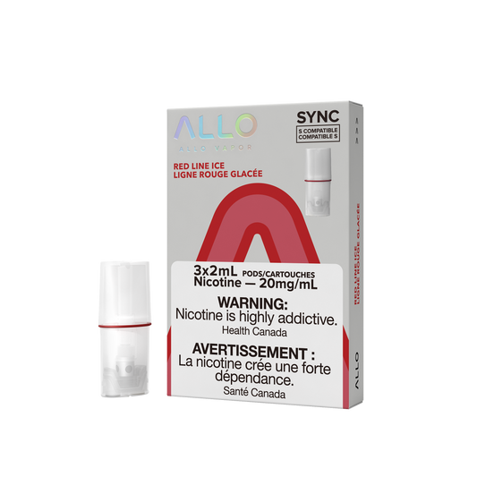 Allo Sync Red Line Ice 20mg Pods (Provincial)