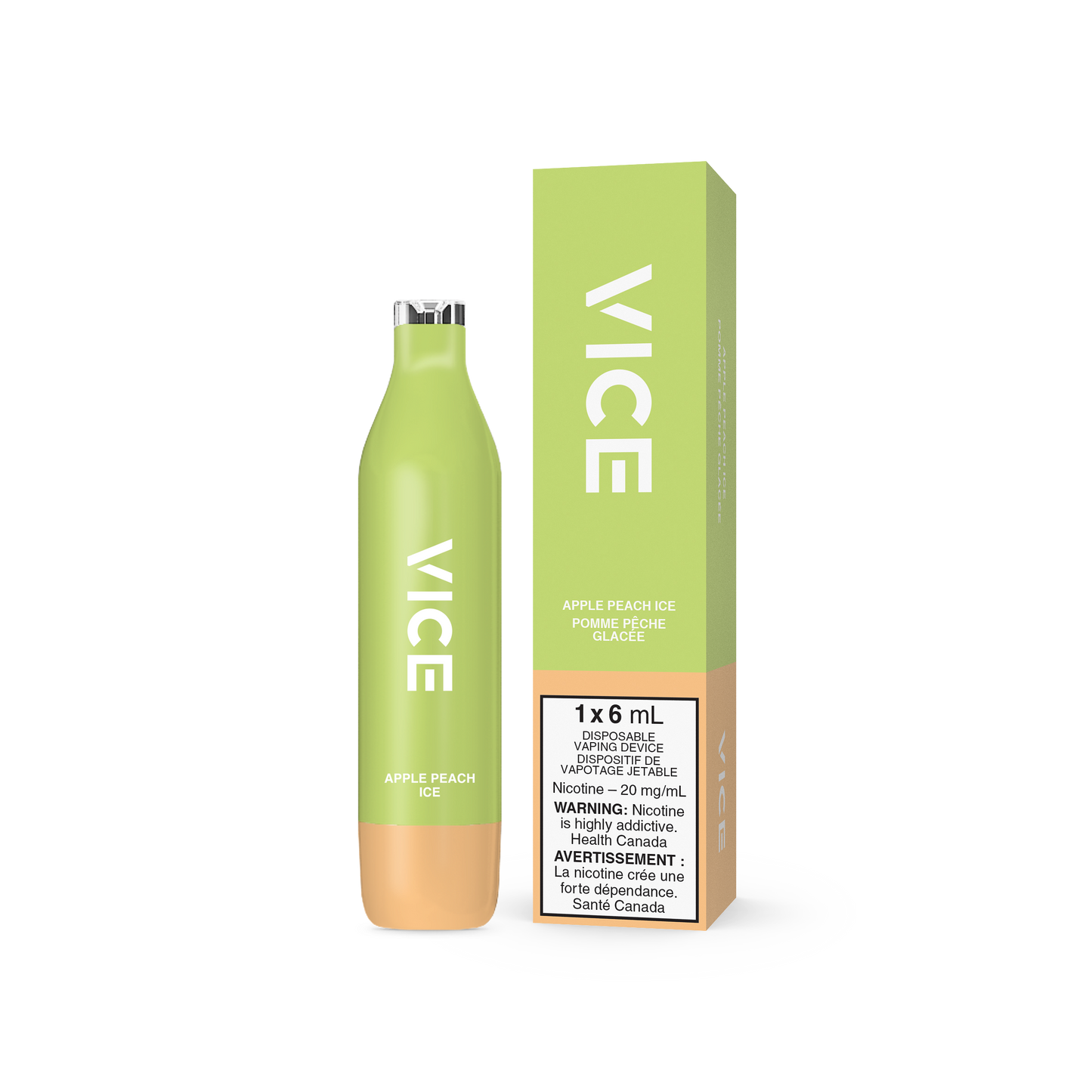 Vice 2500 Apple Peach Ice 20mg/mL disposable (Provincial)