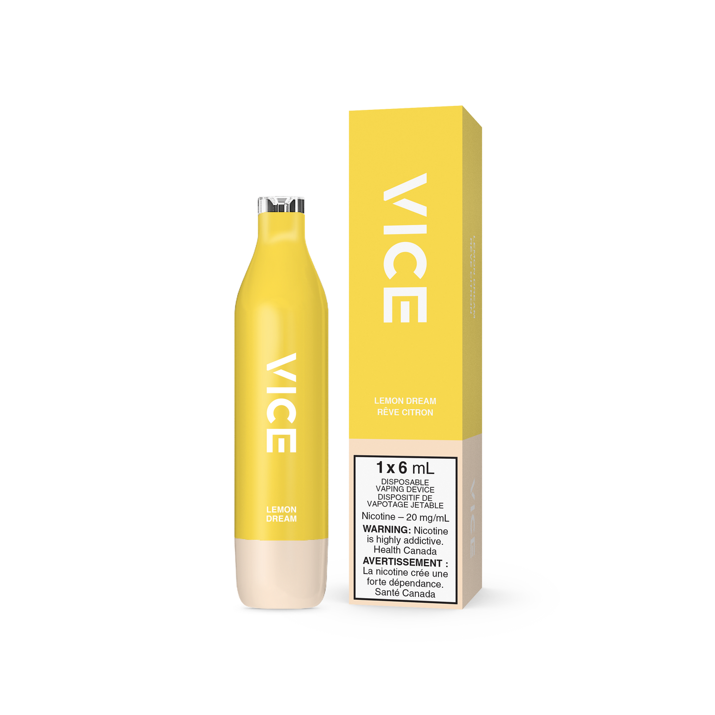 Vice 2500 Lemon Dream 20mg/mL disposable (Provincial)