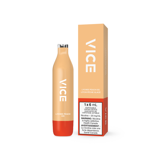 Vice 2500 Lychee Peach Ice 20mg/mL disposable (Provincial)