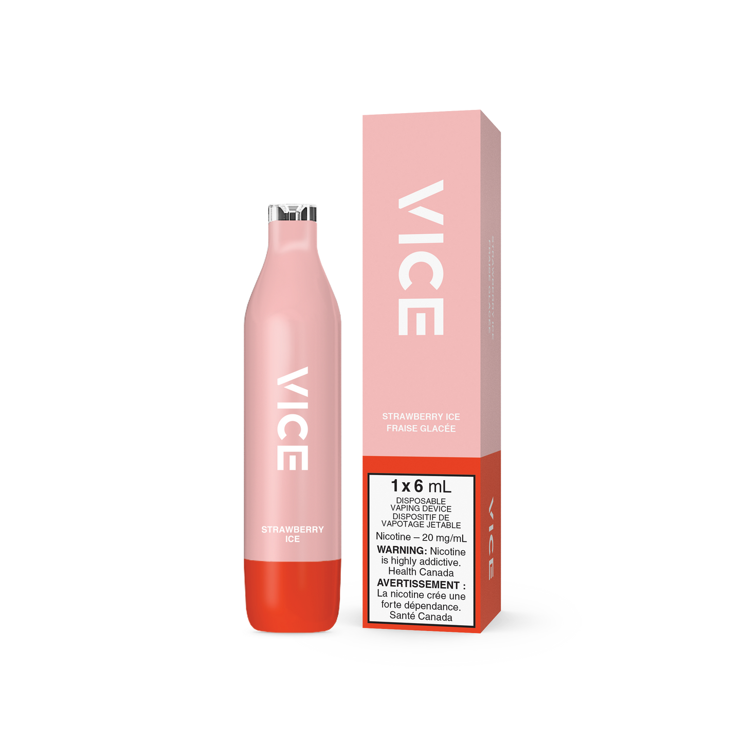 Vice 2500 Strawberry Ice 20mg/mL disposable (Provincial)