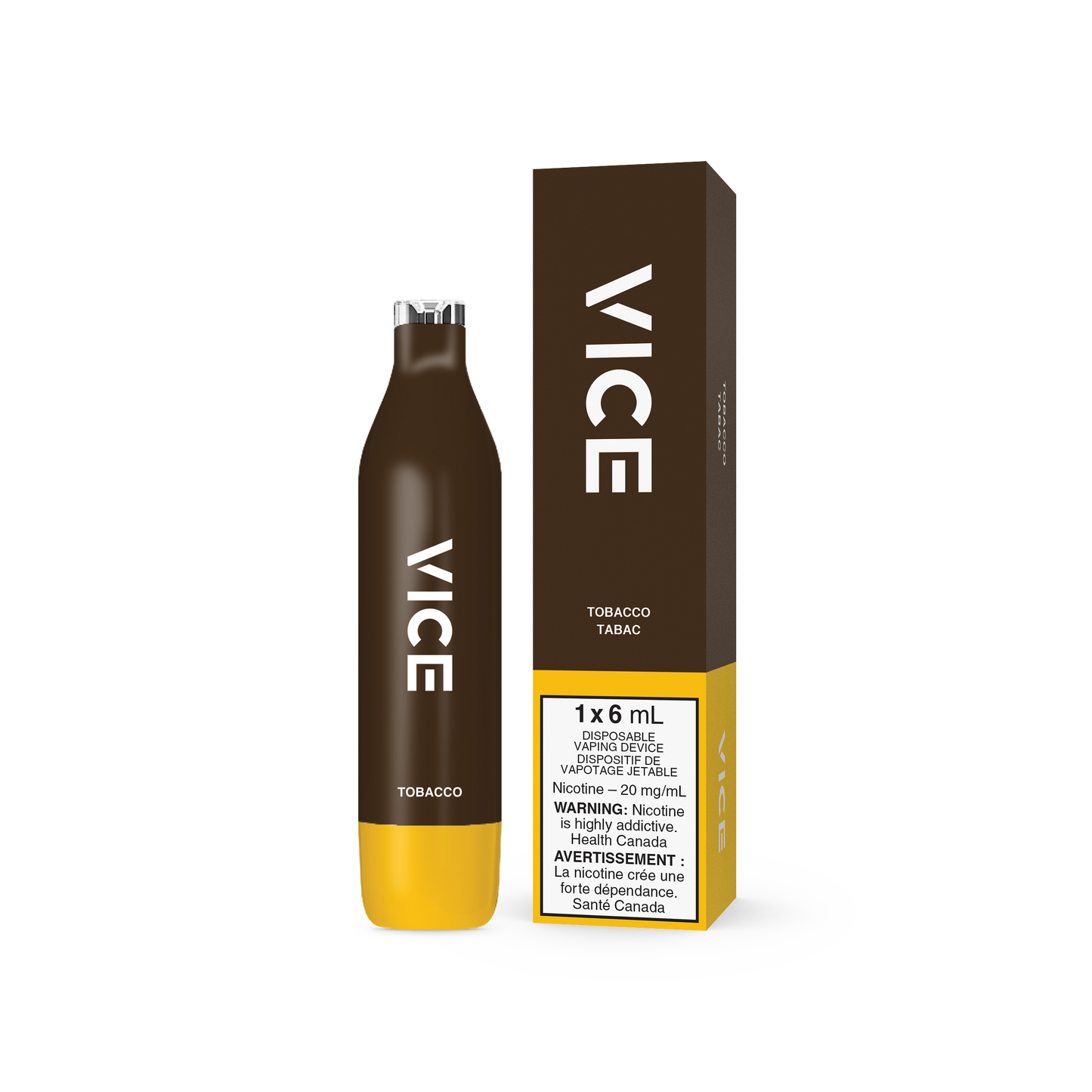 Vice 2500 Tobacco 20mg/mL disposable (Provincial)