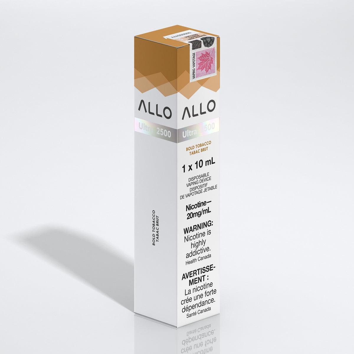 Allo ultra 2500 Bold Tobacco 20mg disposable (Provincial)