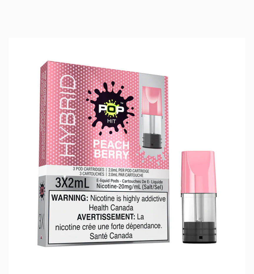 Pop Hit Peach Berry Pods 20mg (Provincial)