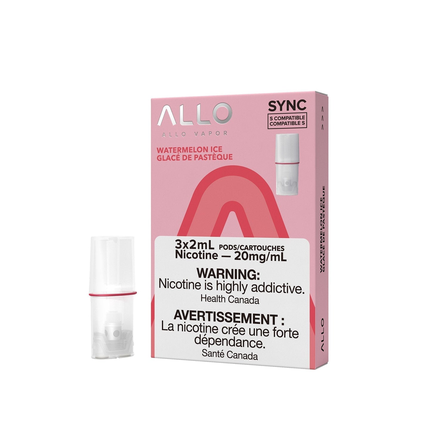 Allo Sync Watermelon Ice 20mg Pods