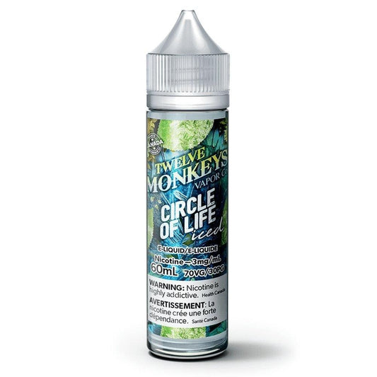Twelve Monkeys E-Liquid Ice Age Circle Of Life 0mg - 60ml (Provincial)