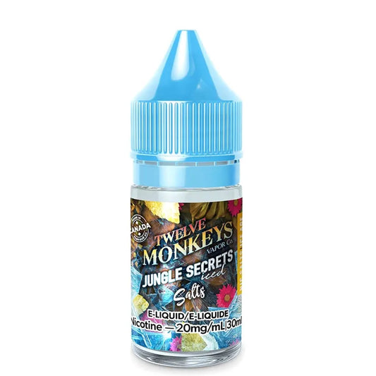 Twelve Monkeys E-liquid Ice age Jungle Secrets  20mg - 30ml (provincial)