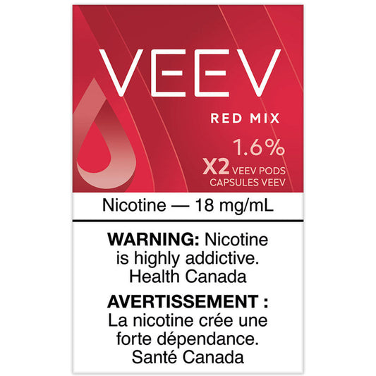 Veev epod red mix 18mg/mL (Provincial)