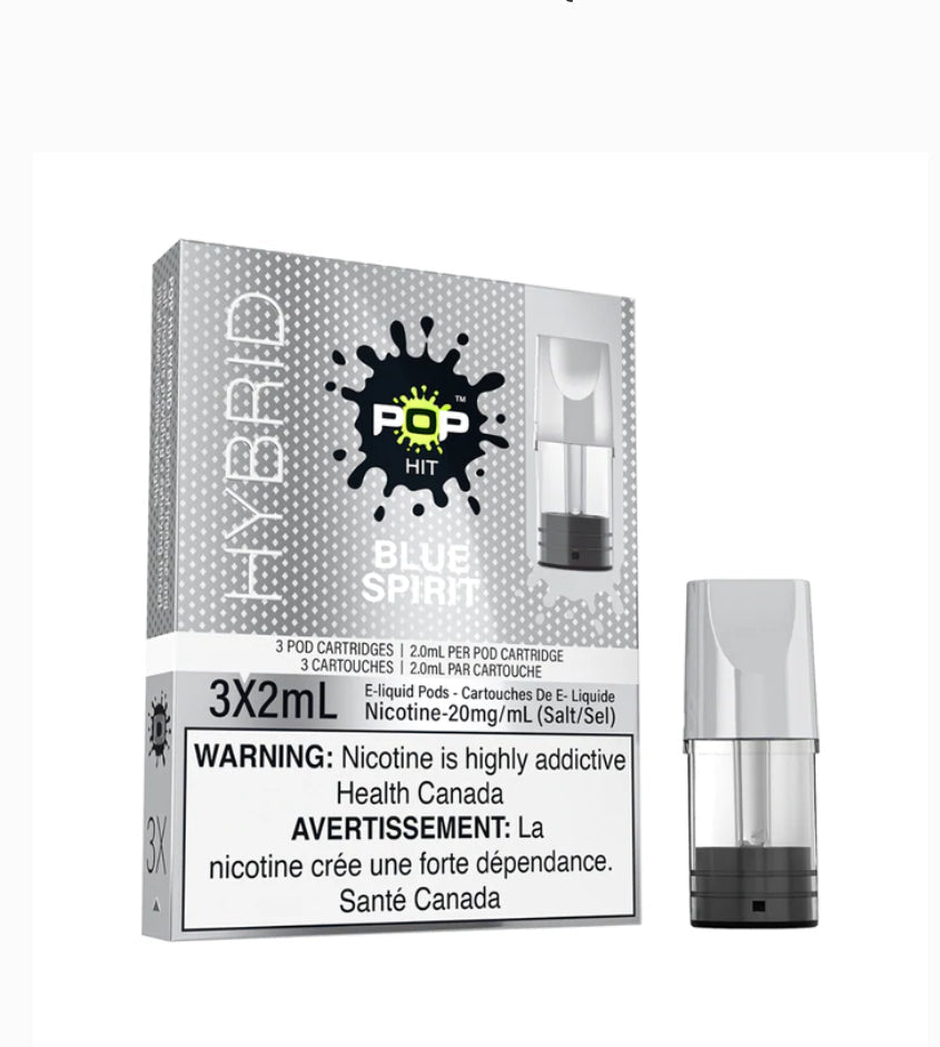 Pop Hit Blue Spirit Pods 20mg (Provincial)