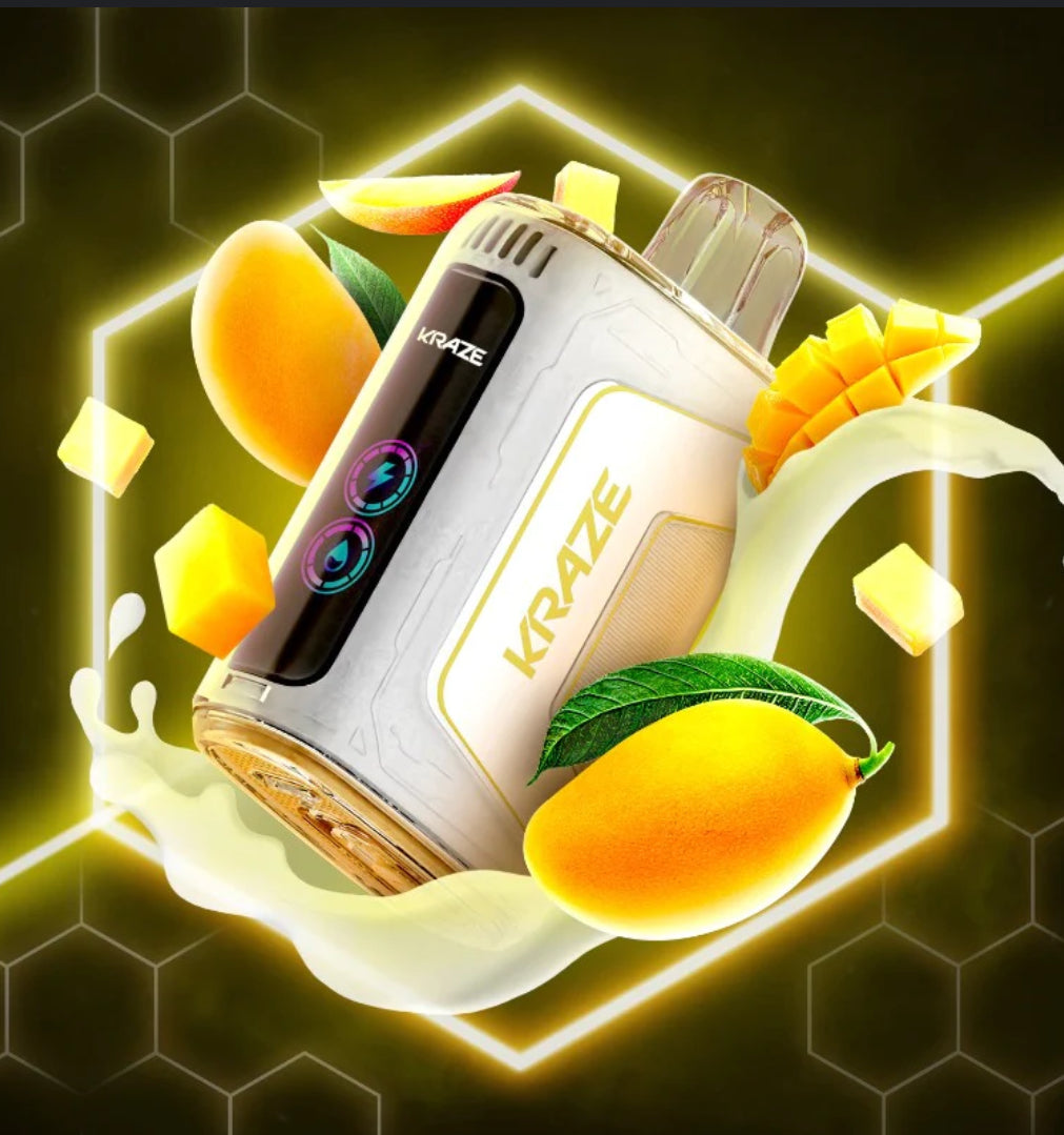 Kraze HD 7K Silky mango 20mg/mL disposable (Provincial)