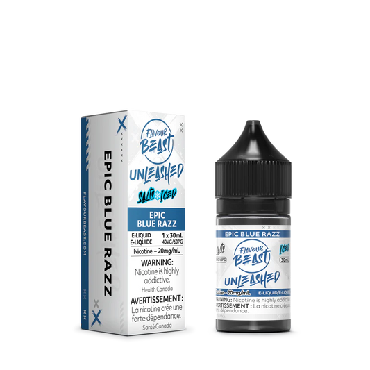 Flavour Beast E-liquid Unleashed Epic Blue Razz 20mg/30ml (Provincial)