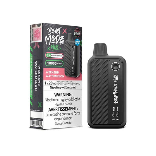 Flavour Beast Mode Max 18k Weekend Watermelon Iced  20mg disposable (Provincial)
