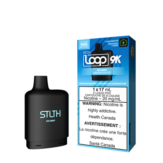 Stlth Loop Pod 9K Ice Mint 20mg - 17ml (Provincial)