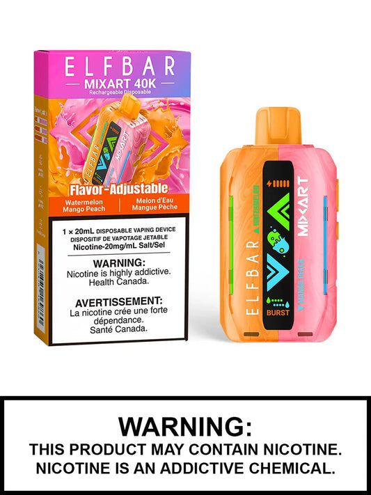 Elf Bar MixArt 40k Watermelon Mango Peach (Provincial) Disposable