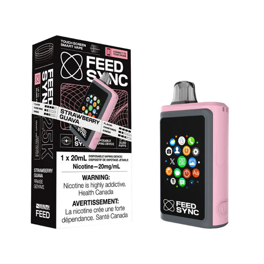 Feed Sync 25k - Strawberry Guava - Smart Disposable Vape (Provincial)