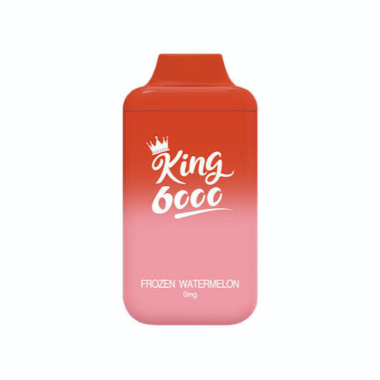 King 6000 Zero Bar Frozen Watermelon 0mg/ml disposable (Provincial)