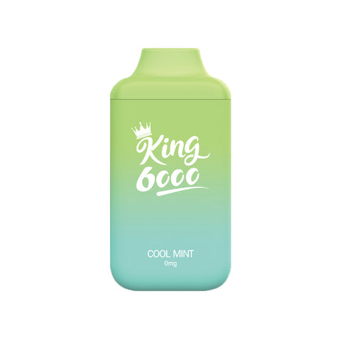 King 6000 Cool Mint 0mg/ml disposable (Provinvial)