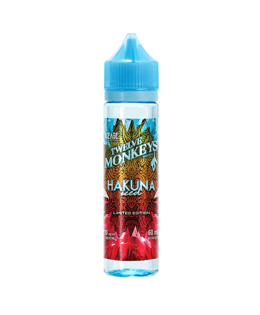Twelve Monkeys E-Liquid Ice Age Hakuna 0mg - 60ml (Provincial)