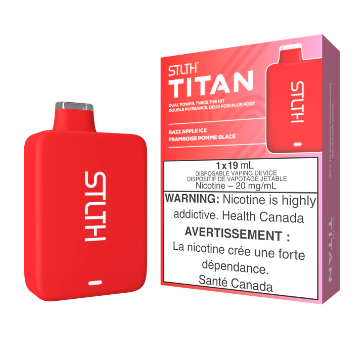 STLTH Titan Pro 15K Razz Apple Ice 20mg/ml Disposable (Provincial)