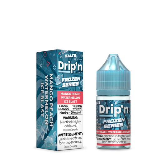 Drip’n E-liquid Frozen Series Mango Peach Watermelon Ice Blast 20mg 30mL (Provincial)