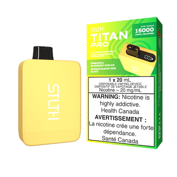 STLTH Titan Pro 15K Pineapple Blueberry Kiwi Ice 20mg/ml Disposable (Provincial)