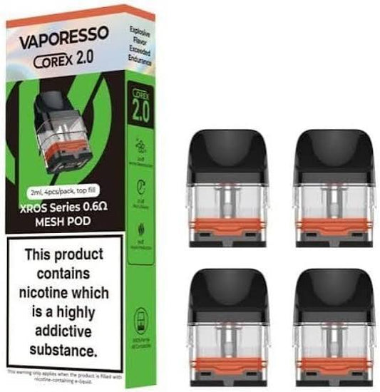 Vaporesso Replacement Pod XROS (Corex 3.0) - 0.6Ω Mesh 2ml