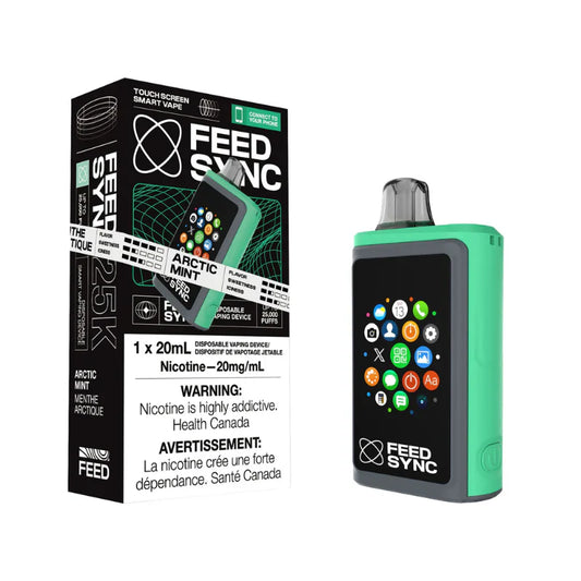 Feed Sync 25k - Arctic Mint - Smart Disposable Vape (Provincial)