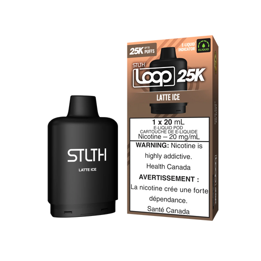 Stlth Loop Pod 25K Latte Ice 20mg - 20ml (Provincial) {8A}