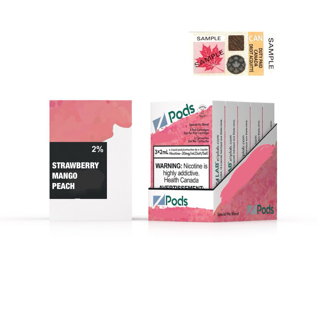 Zpods Strawberry Mango Peach 20mg (Provincial)