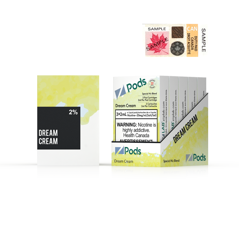 Zpods Cocolicious (dream cream) 20mg (Provincial)