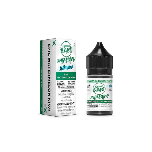 Flavour Beast E-liquid Unleashed Epic Watermelon Kiwi Iced 20mg/30ml (Provincial)