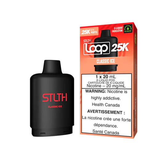 Stlth Loop Pod 25K Classic Ice 20mg/20ml (Provincial) {8A}