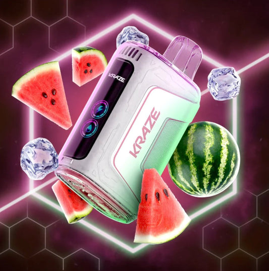Kraze HD 7k Watermelon ice 20mg/mL disposable (Provincial)