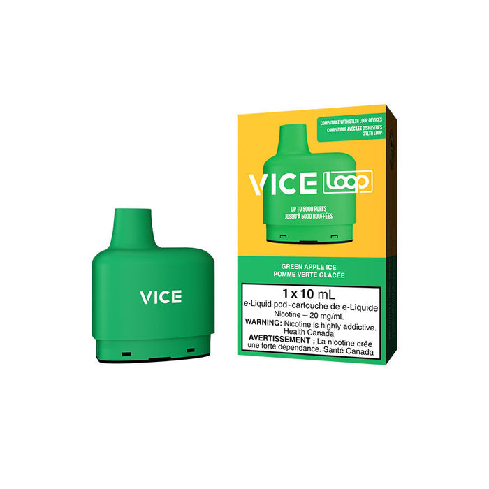Vice Loop Pod 5K Green Apple Ice 20mg - 10ml (Provincial)