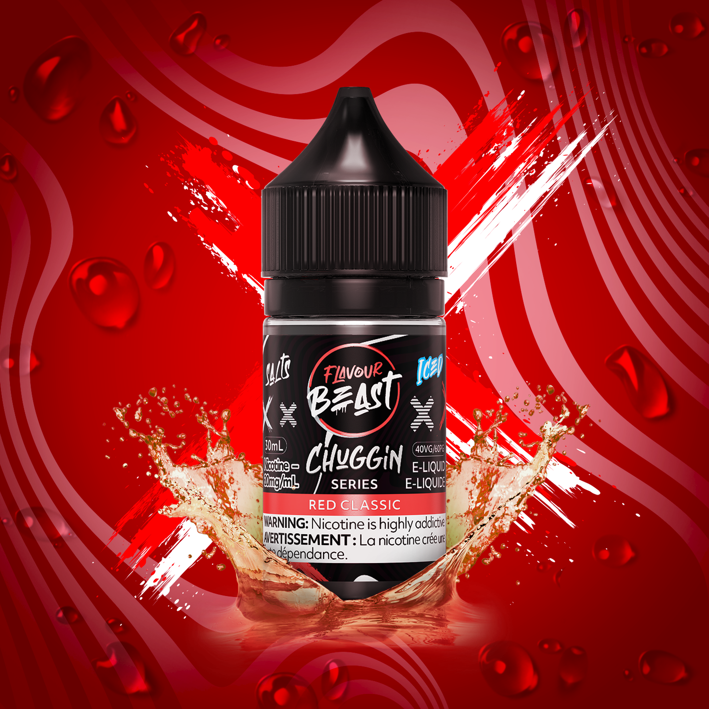 Flavour Beast E-Liquid Chuggin Red Classic 20mg - 30ml (Provincial) {9A}