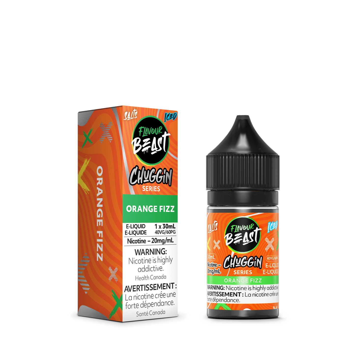 Flavour Beast E-Liquid Chuggin Orange Fizz 20mg - 30ml (Provincial) {9A}