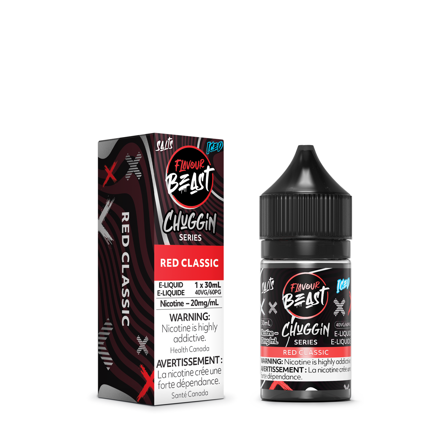 Flavour Beast E-Liquid Chuggin Red Classic 20mg - 30ml (Provincial) {9A}