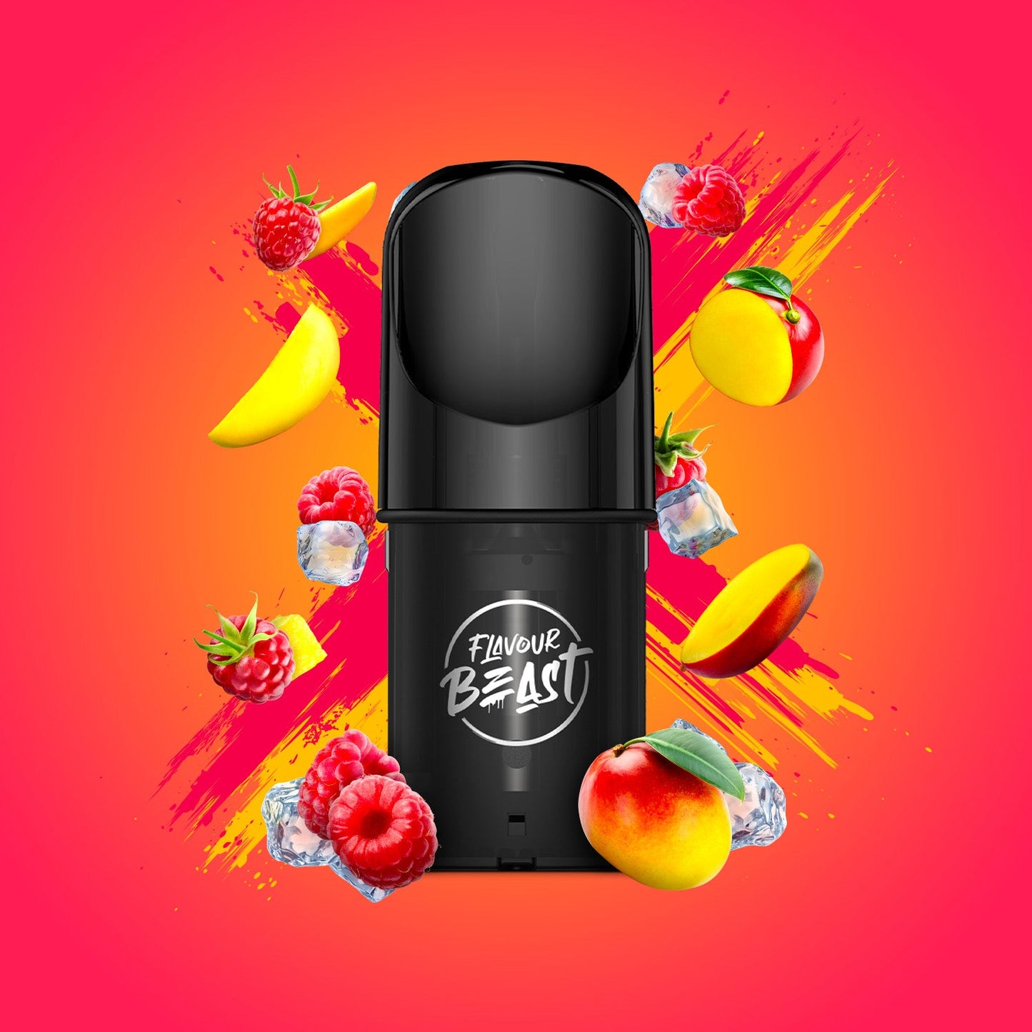 Flavour Beast Ragin’ Razz Mango Pod 20mg (Provincial)