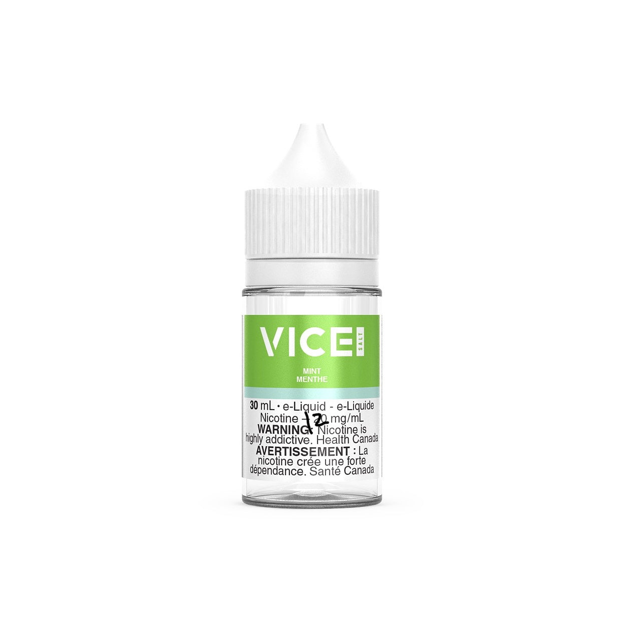 Vice salt e-liquid Mint 12mg 30ml ( Provincial)
