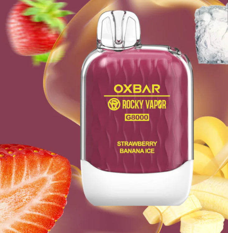 Oxbar G-8000 Strawberry banana ice 20mg/mL disposable (Provincial)