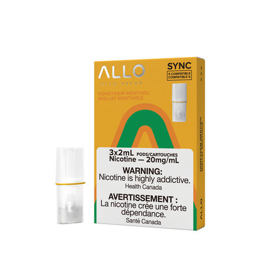 Allo Sync Honeydew Menthol 20mg Pods (Provincial)