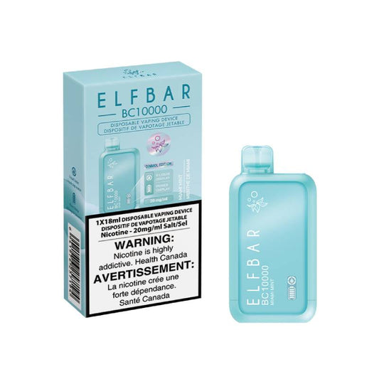 Elf Bar BC10K Miami Mint 20mg/mL disposable (Provincial)