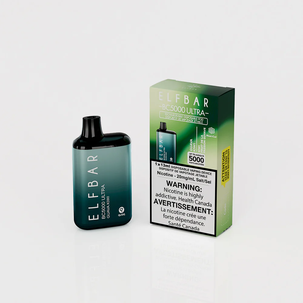 Elf Bar BC5000 Ultra Guava Kiwi 20mg/mL disposable (Provincial)