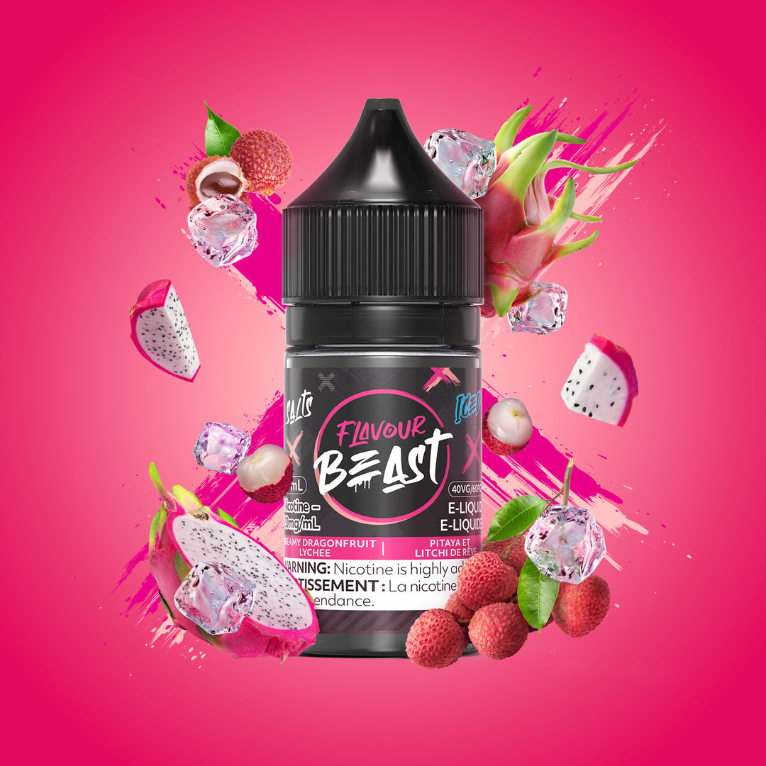 Flavour Beast E-liquid Dreamy Dragonfruit Lychee Iced 10mg - 30ml (Provincial)