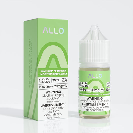Allo E-Liquid Lemon Lime Cranberry 20mg - 30ml  (Provincial)