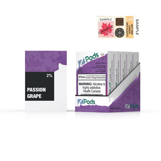 Zpods Passion Grape 20mg