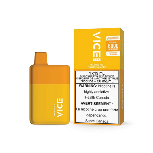 Vice Box 6000 Orange Ice 20mg/mL disposable (Provincial)