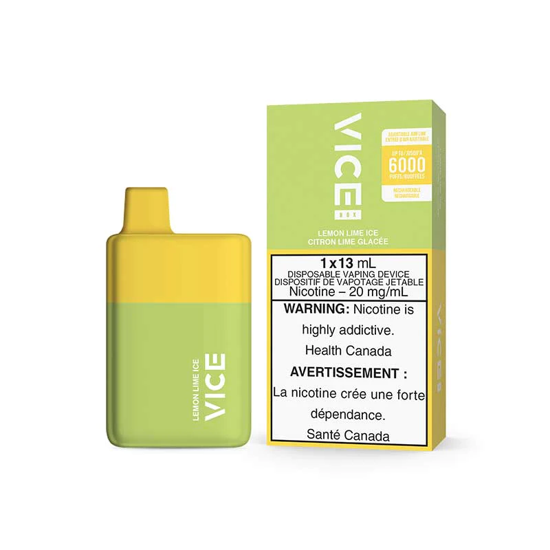 Vice Box 6000 Lemon Lime Ice 20mg/mL disposable(Provincial)