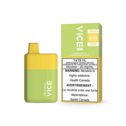 Vice Box 6000 Lemon Lime Ice 20mg/mL disposable(Provincial)