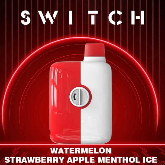 Mr Fog Switch 5500 Watermelon Strawberry Apple Menthol Ice 20mg/mL disposable (Provincial)